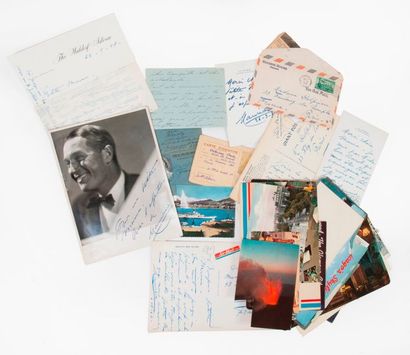 Maurice CHEVALIER (1888-1972) 

Correspondance autographe signée à Mama DELPIERRE....