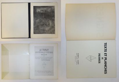 null Anton PRINNER (1902-1983) 

- L'Apocalypse, un volume in-folio en feuillets...