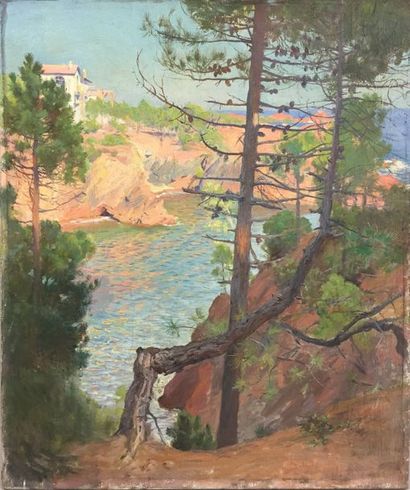 Paul Jean GERVAIS (1859-c.1936) 

Paysage, la Calanque, circa 1920.

Huile sur toile....