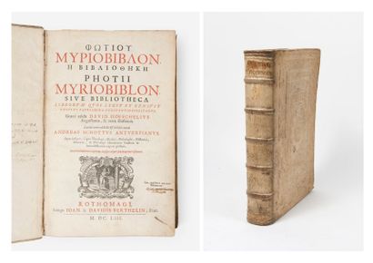 Myriobiblion, sive Bibliotheca librorum quos...