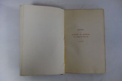 MONMERQUE (1780-1860) 

Lettres de Madame de Sévigné. 

Paris, Hachette, 1868.