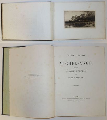 Deux volumes :

- Oeuvres complètes de Michel-Ange...