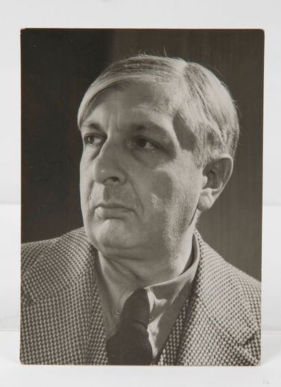 Hilmar LOKAY (1899-1953) 

Portrait de Giorgio de Chirico. 

Tirage argentique d'époque....