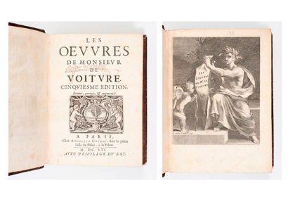 null Les oeuvres de Monsieur de Voiture, 

Cinquième édition revue, corrigée et augmentée.

Paris,...