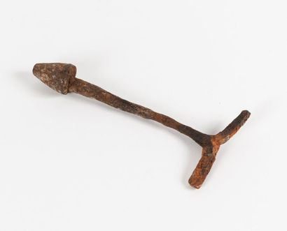 null Phallus en fer forgé
Benin.
Culture Fon.
Long. : 17 cm.