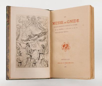 null LA MESSE DE GNIDE suivie du sermon préché à Gnide, de la prière de Céline et...