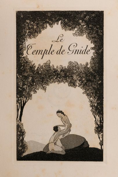MONTESQUIEU - MARTY (A.E) Le temple de Gnide. Paris, Flammarion, 1942, in-8, br....