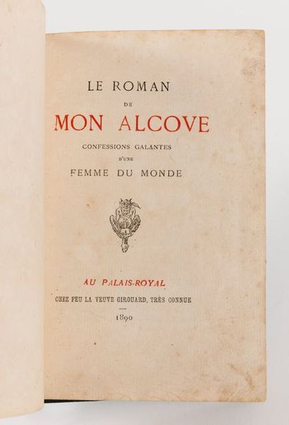 null ROMAN (le) DE MON ALCOVE Confessions galantes d'une femme du monde.
Au Palais-Royal,...