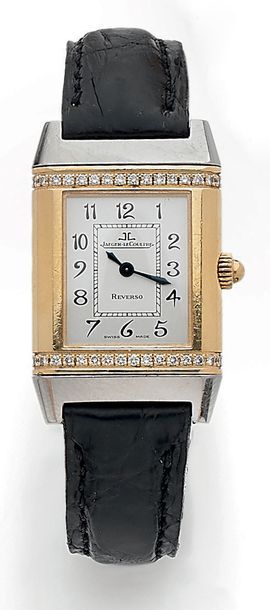 JAEGER LECOULTRE Reverso
Montre bracelet de dame.
Boîtier réversible rectangulaire...