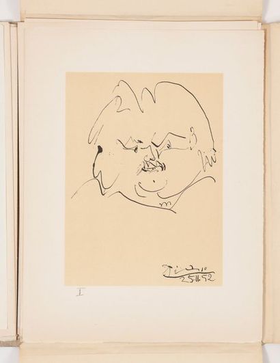 LEIRIS, (Michel) Balzac en Bas de Casse et Picassos sans Majuscule. Paris, Galerie...