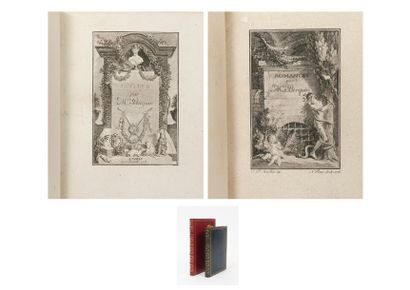 M. BERQUIN 

Idylles.

Paris, Chez Ruault, 1775.

Deux recueils en un volume. In-16.

24...