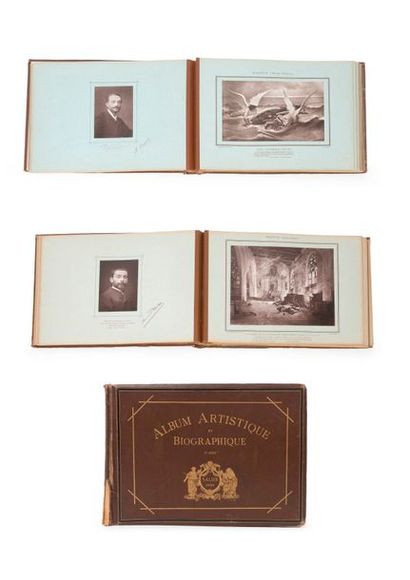null Deux Album Artistiques et Biographiques des Salons de 1883 et 1886.

Accidents...