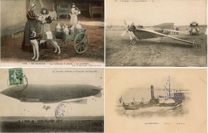 null Album de carte postales sur la France.

Notamment sur la guerre, l'aéronautique...