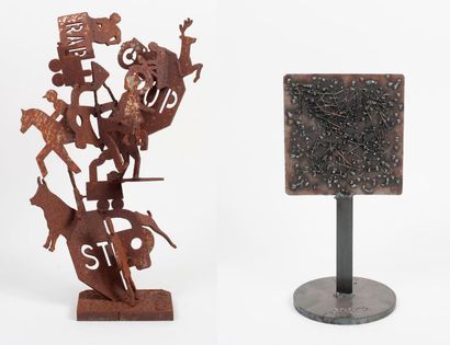 Fernando DA COSTA (1970), dit COSTA 

- Sans titre, 2010. 

Sculpture en en métal....