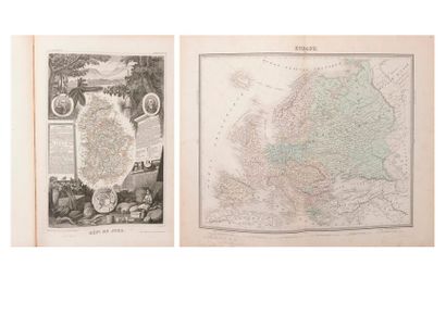 PELET Atlas des campagnes de l'empereur Napoléon en Allemagne et en France gravé...
