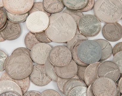 null FRANCE

Lot de pièces en argent notamment 50 francs, 10 Francs, 5 francs.......