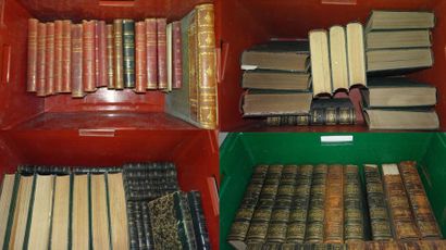 null Quatre caisses de livres divers, surtout XIXème-XXème siècles.