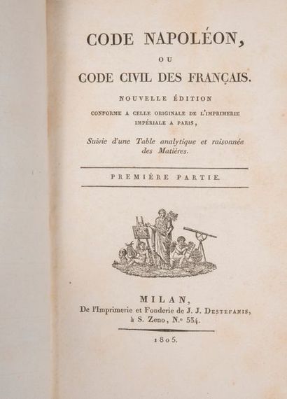 null CODE NAPOLÉON, ou Code civil des Français. Nouvelle édition conforme à celle...