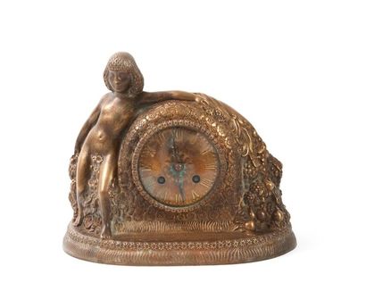 Paul FOLLOT (1877-1941) & Gustave GILLOT (1888-1965) 

Pendule de table. 

En bronze...