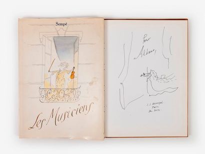 SEMPÉ, Jean-Jacques 

Les Musiciens. 

Editions Denoël, Paris. 1 vol. in-folio reliure...