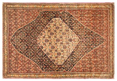 null Tapis Senneh (chaîne et trame en coton, velours en laine), Nord-ouest de la...