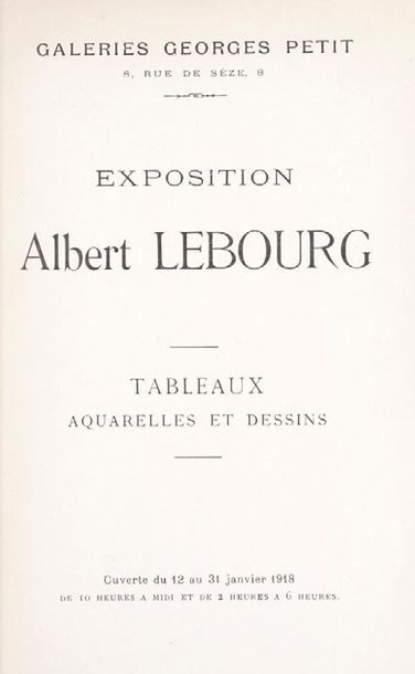 ALBERT LEBOURG (1849-1928) 
La Seine et l'île Lacroix à Rouen Huile sur toile, signée...