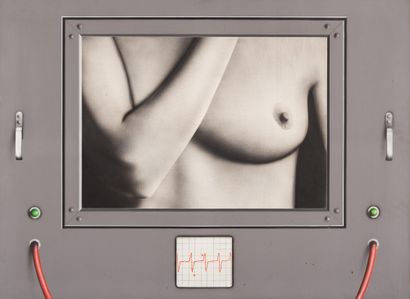 Peter KLASEN (né en 1935) 
• La mammographie
Acrylique sur toile, signée au dos
73...