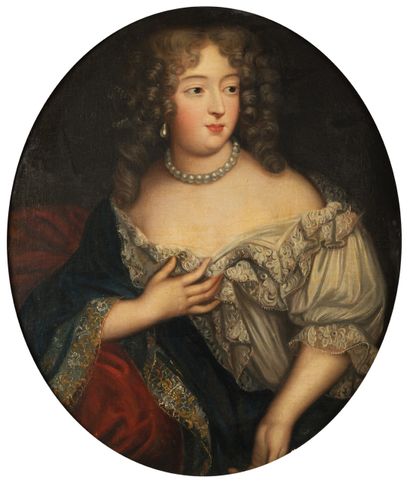 MIGNARD Pierre (Atelier de) Troyes 1612 - Paris 1695 Portrait de Françoise-Athénaïs...
