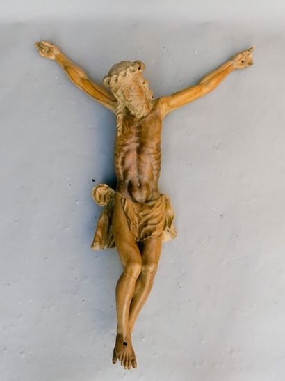 null 
*CHRIST en bois décapé.




Élément de crucifix du XVIIe siècle.




Petits...