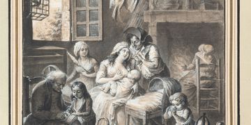 null ECOLE FRANCAISE Seconde Moitié du XVIIIe siècle

L’Heureuse famille

Pinceau,...
