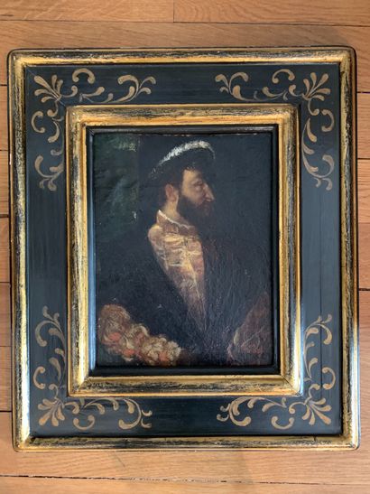 null D'après TITIEN

Portrait de François Ier

huile sur panneau

24,5 x 19 cm