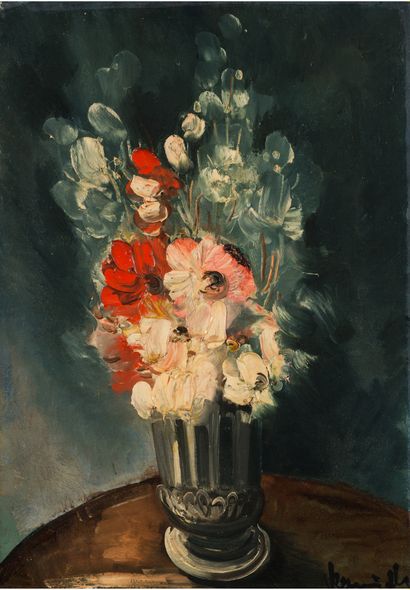 Maurice de Vlaminck (1876-1958) Bouquet of flowers
Oil on canvas, signed lower right
55...