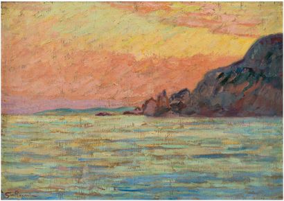 JEAN-BAPTISTE ARMAND GUILLAUMIN (1841-1927) 
La pointe du Dramont, 1893



Huile...