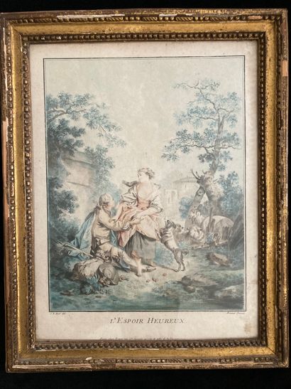 GILLES DEMARTEAU (1722-1776) 
Bather, after F. Boucher, N° 45 of his work



Head...