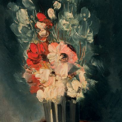 Maurice de Vlaminck (1876-1958) Bouquet de fleurs
Huile sur toile, signée en bas...