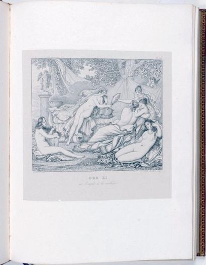 ANACREON, GIRODET Recueil de compositions dessinées par Girodet et gravées par M....