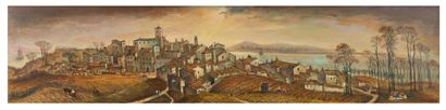 null Jean RAFFY le PERSAN (1920 - 2008)

Panorama of a village in the south of France

Oil...