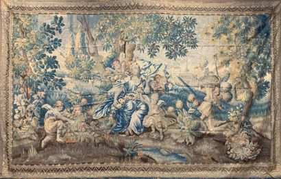 Aubusson tapestry representing Spring, the...