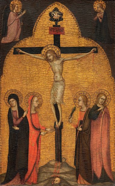 DADDI Bernardo (Attribué à) Florence vers 1290 - id. ; 1348.
Le Christ en croix avec...