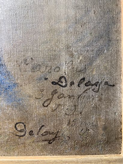 ÉCOLE XIXe Carolus au clairon, 1891.
Huile sur toile, porte une signature, datée...