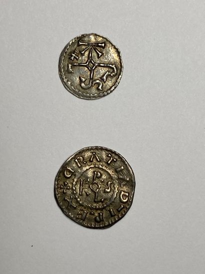 null CHARLES the Bald (840-877). Denarius. Orléans (MEC 879, Dep. 727). Obolus. Melle....