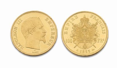 NAPOLEON III (1852-1870). 100 francs tête...