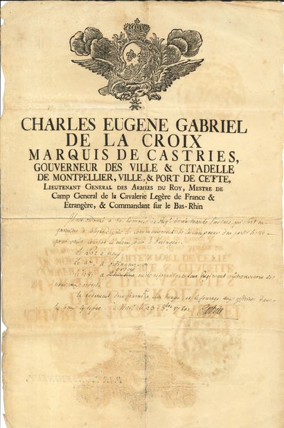 Charles-Eugène-Gabriel de La Croix, marquis...