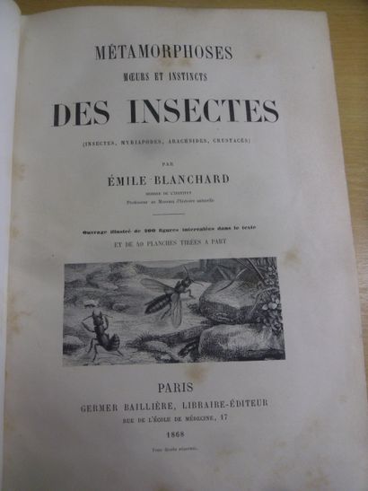 null Métamorphoses des insectes
Emile Blanchard, 715 pages, 1868