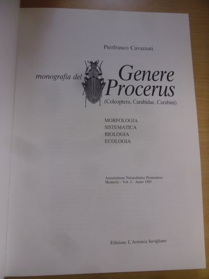 null Monografia del genere Procerus
Pierfranco Cavazzuti, 200 pages, 1989