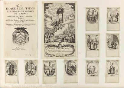 Jacques CALLOT (1592 -1635) Les images des saints. Série éditée par Israel Henriet...