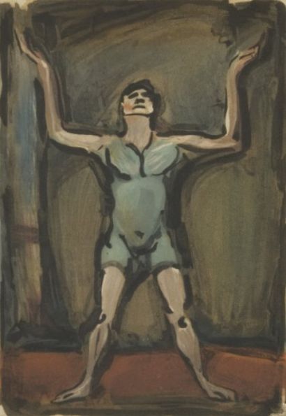 Georges ROUAULT (1871-1958) Le Jongleur Planche du Cirque - André Suarès. 1930 I....