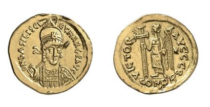null BASILISCUS. Solidus. Constantinople, 475-476. 4.368g, 6h. RIC 1003. Très beau...