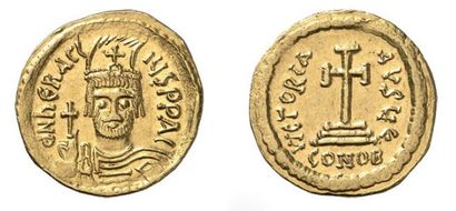 null HERACLIUS. Solidus. Constantinople, 610-613. 4.475g, 7h. DOC 3. Presque Superbe...