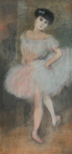 Pierre CARRIER-BELLEUSE 1851-1932 Danseuse, 1903 Pastel, signé et daté en bas à droite...